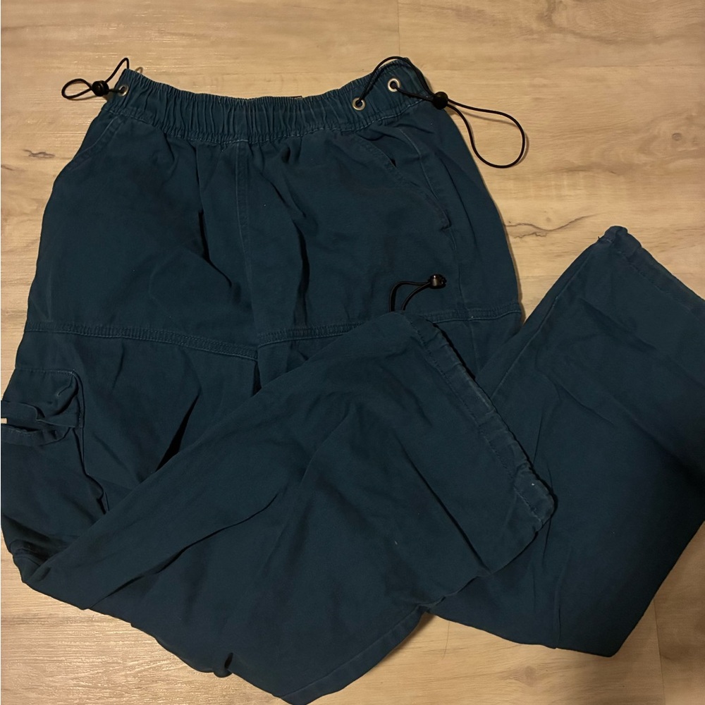 Forever 21 Men's Dark Blue Cargo Pants
